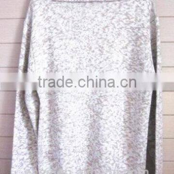 Zip Collar Neck Jacquard Style Mens Multi Color Sweater photo-2