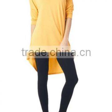 women's clothing imported from china tunic blouse with 3/4 sleeves