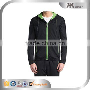 Custom Lightweight Running Jacket Men Fleece Lined Polyster Sport Jacket photo-2