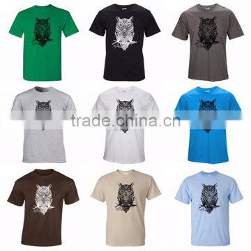 2018 NEW Custom Printing T-shirt Summer Pure Color Short- Sleeves Men T-shirt 100% Cotton High Quality T-shirt photo-2