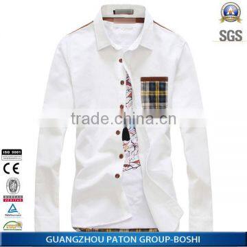 China Manufacture Tall Wholesale Latest Casual Shirts Designs for Men,cotton Shirt photo-3