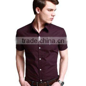 Fashion Slim Short Sleeve Clothes Men with 2013 design