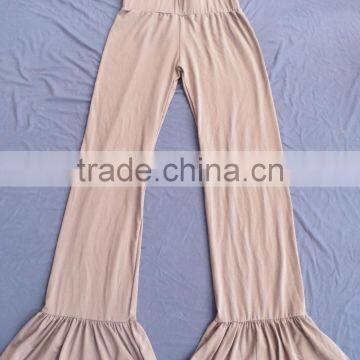 Factory OEM Custom Women New Design Yoga Pants Ruffle Capri Leggings Sportswear Activewear photo-5