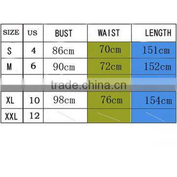 Spandex Floor-length One-piece Dress photo-4