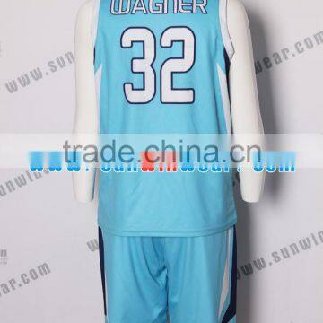 2017 OEM Fashionable Sublimation Basketball Jersey Uniform Design