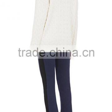 Wholesale Pure White V-Neck Rib-Knit Cashmere Women Sweater With Buttons Fastening and Slant Pockets photo-5