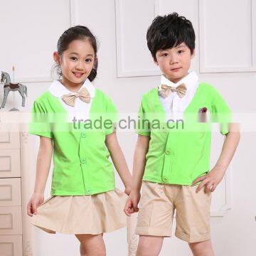 Kids Clothes Summer Short-sleeve Set Kindergarten School Uniform