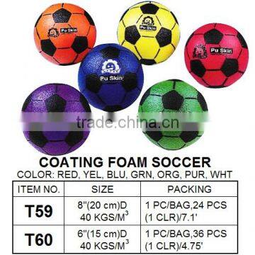DIA 6.3cm PU Soft Touch Soccer Ball photo-2