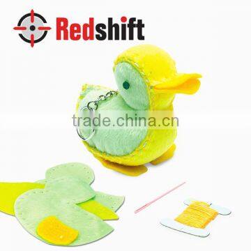 OEM Child toy sewing Duck keyring