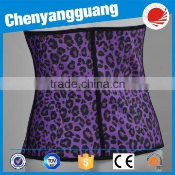 CYG-Purple Animal Markings 4 Steel Bones Lady Waist Belt-trainer photo-3