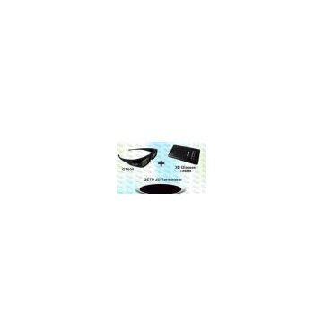 3D Cybercaf Solution with 3D vision IR emitter and glasses