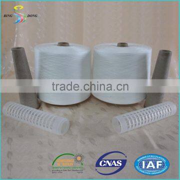 TFO bulk 32s/2 32s/3 raw white 100% virgin polyester spun yarn