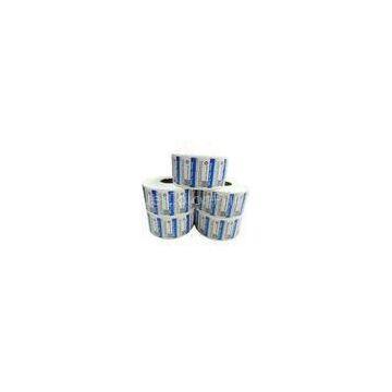 Customized Adhesive Paper QR Code Sticker , Zebra Barcode Labels With Logo