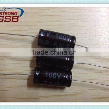 Horizontal Capacitor 5.6UF100Valuminum Electrolytic Capacitor Inventory Hot Sell High Quality photo-2