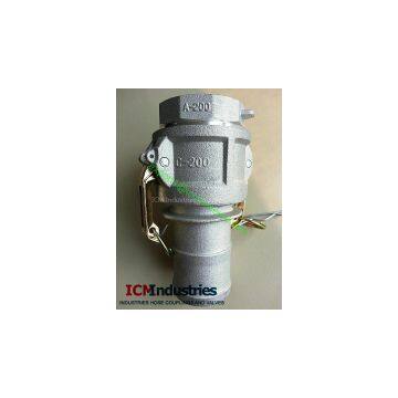 Aluminium camlock coupling Type C