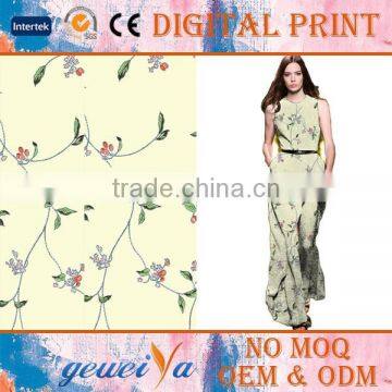 Custom Digital Printing Twill Silk Indian Fabric Wholesale