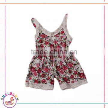 Cotton Kids Wear Printing Design Summer Clothing Suit Fashion newborn baby Jumpsuit