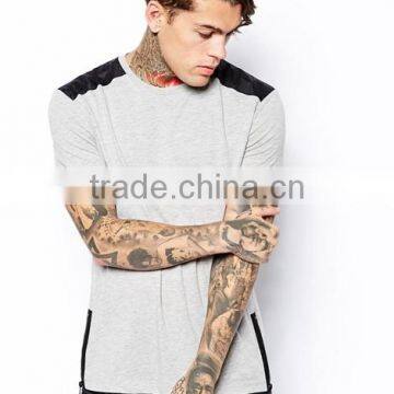 Wholesale Side Zipper Soft Fabric T-Shirt