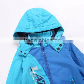 Children's Hooded Turtle-neck Colorful Sweep Jacket photo-6