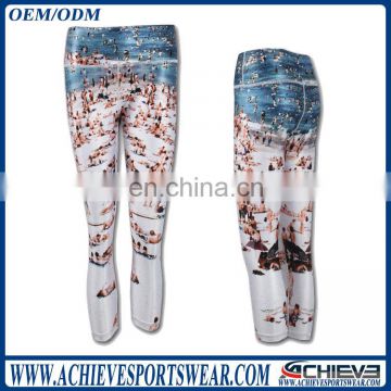 sports sublimation printing yoga pants