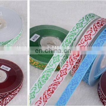 Personalized Jacquard Shiny Metallic Polyester Ribbon photo-4