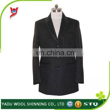 Wholesale blazers, woolen long coat suit men blazer slim fit