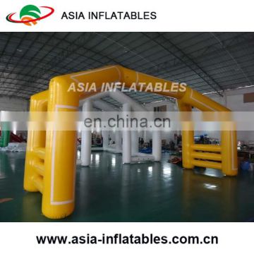 The Most Attractive 0.6mm Thickness PVC Tarpaulin Inflatable Arch , Inflatable Event Archway, Inflatable Finish Arch