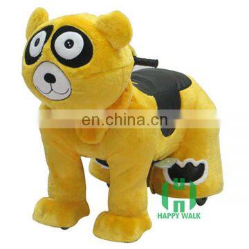 HI CE electric ride on animal dog bear for kids,mechanical ride on cars for amusement