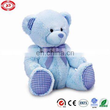 Blue fancy baby first gift toy cute plush teddy bear