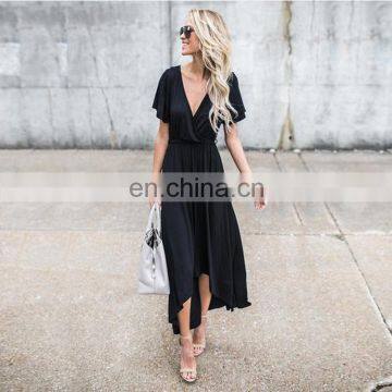 Long Black Beach Dress Wholesale