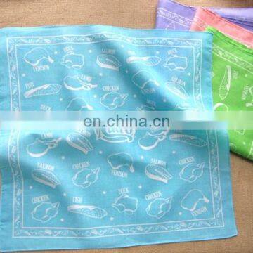 Popular cotton bandana head square bandana