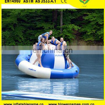 Giant Durable PVC Inflatable Water Park Disco Boat Inflatable Saturn