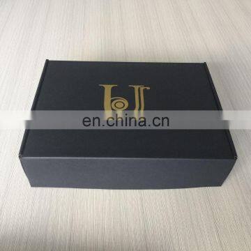HIGH QUALITY GOLD FOIL LOGO GLOVE BLACK GIFT BOX