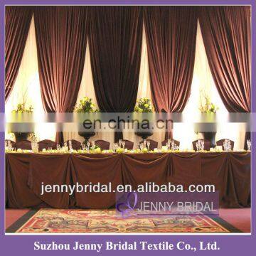 BCK011 wholesale wedding backdrop stage backdrop design velvet curtain