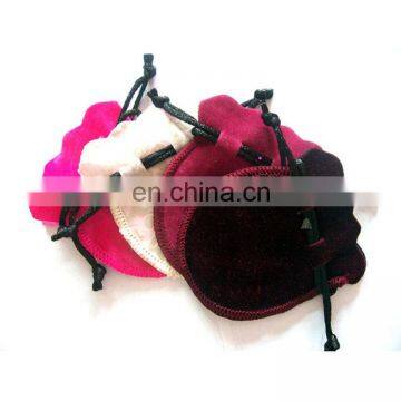 Custom Wholesale Small Flap Ring Necklace Bags Wholesale Velvet Pouches photo-4