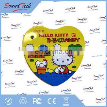 Heart Shape Musical Tin Case for Valentine Day photo-2