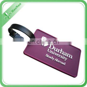 2017 hot promotional personalized bulk soft pvc luggage tag