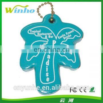 Large Palm Tree Shaped Floating Keychain