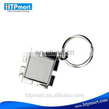 High Quality Promotional Sublimation Metal Key Ring for Printing Logo photo-5