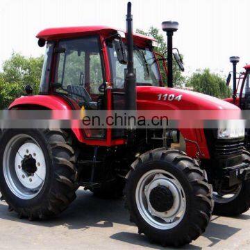 110hp 4 wheel drive compact Agricultural tractor with attachments