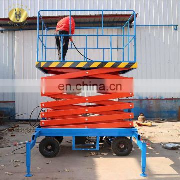 7LSJY Shandong SevenLift 14m 500kg hydraulic freight outdoor elevator