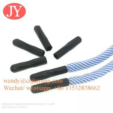 jiayang factory black color streamline shape 25mm plastic tips