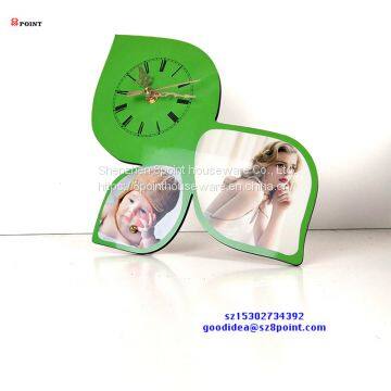 Cartoon shape table clock for sublimation