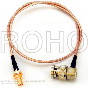 BNC Right Angle Male to SMA Female Cable Assembly