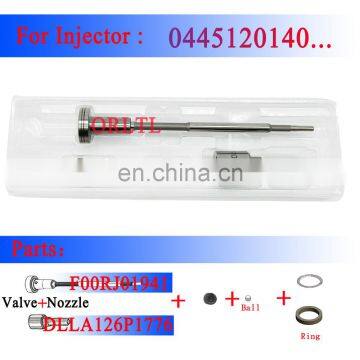 ORLTL Spare Parts Kits DLLA126P1776 (0433172083) Injector Valve F00RJ01941 For 0445120140