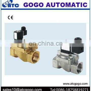 Air Compressor Control Solenoid Valves G1/4" 3/8" 1/2" Brass 2/4 Way Valve photo-4
