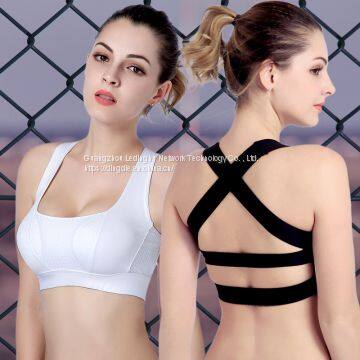 Runaway Loli no steel ring cross beauty back sports bra quick dry shockproof fitness yoga running sports underwear