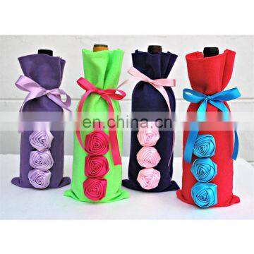 Single Bottle Tote Felt Wine Bag Wholesale photo-4