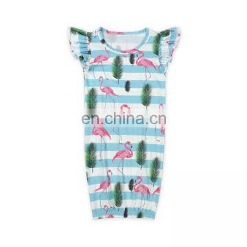 Baby Flamingo 2 Layers Milk Silk Pearl Sleeve Sleep Bag photo-5