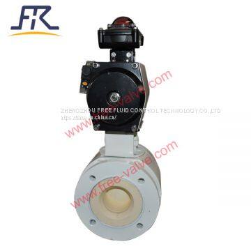 3 PCS Ceramic Lined Pneumatic Floating Ball Valve